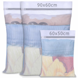 🧺🔒 Wäschenetz Wäschebeutel Wäschesack groß für die Waschmaschine (3 Stück) - Perfekte Kombination! Angebot bei HelloDeals