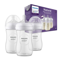 🍼 Philips Avent Babyflaschen Natural Response - 3x Babyflaschen, 260 ml, BPA-frei 🍼 Angebot bei HelloDeals