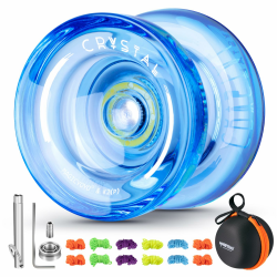 🪀 Reaktionsfähiges JoJo für Kinder K2 Crystal Blue - Professionelles Yoyo 🪀 Angebot bei HelloDeals