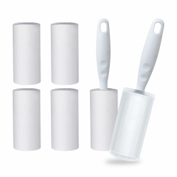 Fusselrolle 6 Rollen mit 2 Abroller 1 Staubschutzhülle 👗😸🐶 Angebot bei HelloDeals