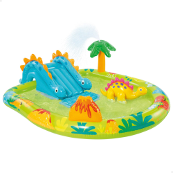 🦕 Intex 57166NP Spielplatz klein Dino dinausore Aufblasbares Spielfeld 🌈 Angebot bei HelloDeals