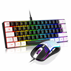 RedThunder 60% RGB Verkabelte Gaming Tastatur und Maus Set 🎮🖱️ Angebot bei HelloDeals