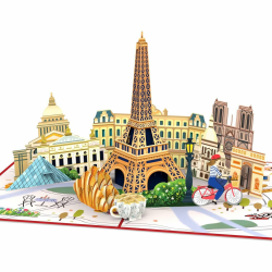 🎁 Papercrush® Pop Up Karte Paris - Geburtstagskarte für Geldgeschenk 🗼💌 Angebot bei HelloDeals