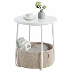 🛋️ VASAGLE Beistelltisch rund, Kleiner Tisch, Couchtisch klein - Angebot! Angebot bei HelloDeals
