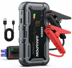 AIMAPOW Starthilfe Powerbank 4000A 12V 🚗🔋 Angebot bei HelloDeals