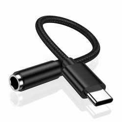 🔌 Adapter USB C auf Klinke, USB C auf 3,5mm Kopfhörer Adapter, Typ C Audio Dongle Angebot bei HelloDeals