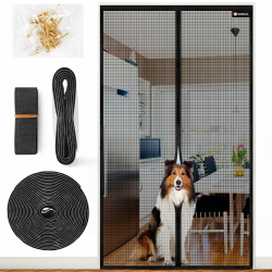 🪟🌟 Flammhemmend Fliegengitter Balkontür Magnet 90x210cm 🪟🌟 Angebot bei HelloDeals