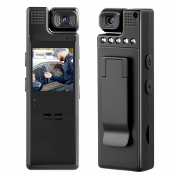 64 GB Körperkamera mit Audio und 1,3-Zoll-IPS-Display - Nachtsicht 1080P Polizei (1200 mAh) 📹 Angebot bei HelloDeals