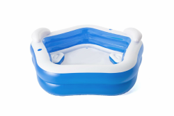 Sonderangebot: Bestway® Family Pool „Fun“ 213 x 206 x 69 cm 🏊‍♂️ Angebot bei HelloDeals