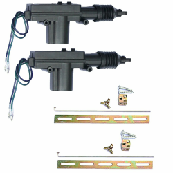 🚗🔒 2 X KFZ LKW Türschloss Stellantrieb 2-polig Draht 12V Ergänzung oder Kofferraum Entriegelung Deal! Angebot bei HelloDeals