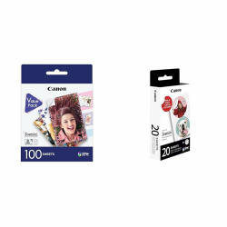 Angebot: Canon ZP-2030 Original ZINK Fotopapier 100 Blätter & ZP-2030-2C Original ZINK Fotopapier Kreisaufkleber 📸🖨️ Angebot bei HelloDeals