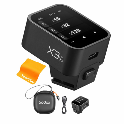 Godox X3-F Kamerablitz Abzug Wireless Flash Trigger, E-TTLII 2.4GHz Kabelloser Blitzauslöser mit OLED Screen Angebot bei HelloDeals
