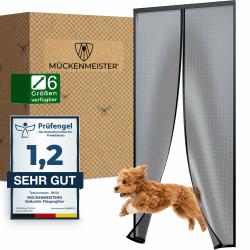 Fliegengitter Balkontür (200x90cm) - Insektenschutz mit Extra Robustes Netz und Magnetverschluss 🦟 Angebot bei HelloDeals