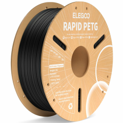 🚀 ELEGOO Rapid PETG Filament 1.75mm Schwarz 1KG - Angebot! Angebot bei HelloDeals