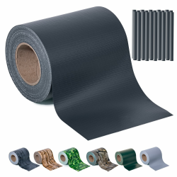 Sichtschutzstreifen Zaun 35m x 19cm inkl. 20 Clips 🌿 PVC Sichtschutzfolie für Gartenzaun und Balkon Angebot bei HelloDeals