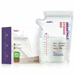 Nuliie 120 Stück Muttermilchbeutel, 250ml BPA-frei mit Ausgießer Angebot bei HelloDeals