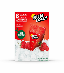 Angebot: Sun Lolly Wassereis Erdbeere 8 Stk 🍓 Angebot bei HelloDeals