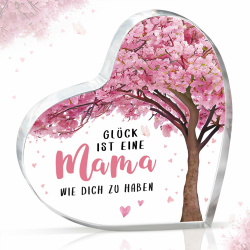 🎁 Einzigartiges Herzförmiges Muttertagsgeschenk für Mama von Tochter/Sohn Angebot bei HelloDeals