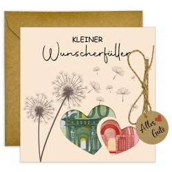🎁 Wunscherfüller Geldgeschenke Verpackung mit Umschlägen als Glücksbringer Grußkarte - Glück verschenken zum Geburtstag Reisen Hochzeit Jugendweihe 🎉 Angebot bei HelloDeals