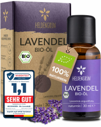 BIO Lavendelöl [100% NATURREIN] - Der Echte Lavendel - Ätherisches Öl Bio 🌿 Angebot bei HelloDeals