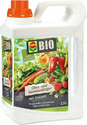 🌱🍅🥒 COMPO BIO Obst- und Gemüsedünger - Bio Flüssigdünger 2,5 Liter Angebot bei HelloDeals