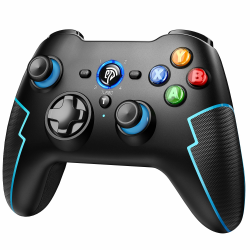 🎮 EasySMX Wireless PC Controller - Hall-Trigger & Dual Vibration - Blau Angebot bei HelloDeals