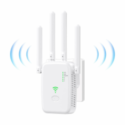 🚀 WLAN Verstärker 300Mbps mit 4 Antennen 🌐🔌 Angebot bei HelloDeals
