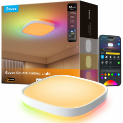 Govee Deckenlampe RGBIC Smart, 24W LED Deckenleuchte dimmbar 🌈 Angebot bei HelloDeals