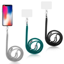 📱🔑 3 Stück Handykette und Universal Telefon Patch Set - Mehrfarbig Angebot bei HelloDeals