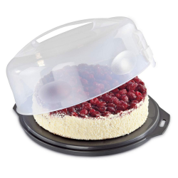 Xavax Kuchen-Transportbox rund mit Deckel Kuchenbehälter 31,5 cm 🍰🎂 Angebot bei HelloDeals