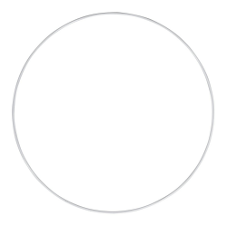 🎨 RAYHER HOBBY Rayher 2505400 Metallring, weiß beschichtet, 30 cm ø Angebot bei HelloDeals