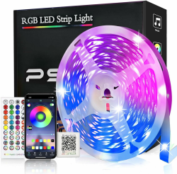 PSTAR LED Strip 10M, Bluetooth LED Streifen RGB 24V mit IR-Fernbedienung Angebot bei HelloDeals