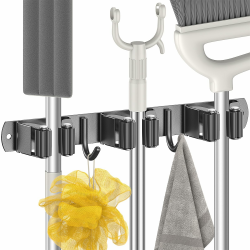 Radikor Besenhalter - Selbstklebend & Schraubbar 🧹 Angebot bei HelloDeals