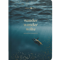 🐢 LEBENSKOMPASS® Reisetagebuch Turtle zum Ausfüllen A5 📔🌴 Angebot bei HelloDeals