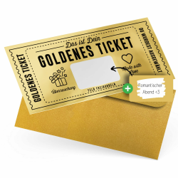 🎁 Goldenes Ticket Rubbel Karte - Einzigartige Geschenkidee! 🌟 Angebot bei HelloDeals
