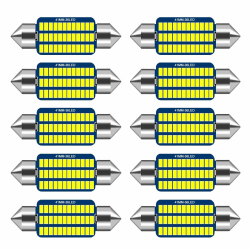 🚗🔆 Auto LED Innenbeleuchtung, 10 Stück 41MM 600 Lumen Auto Innen Beleuchtung 🚗🔆 Angebot bei HelloDeals