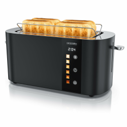 Arendo Edelstahl Toaster 4 Scheiben Langschlitz mit Touchscreen 🍞🔥 Angebot bei HelloDeals