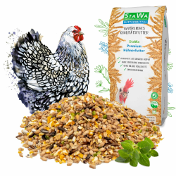 Premium Hühnerfutter 🐔🌿 25 kg - Ohne Gentechnik und mit Oregano-Öl & Pfefferminz-Öl Angebot bei HelloDeals