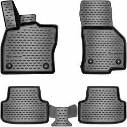 🚗 ELMASLINE 3D Gummimatten Set für SEAT/Cupra ATECA Baujahr 2016-2025 🛡️ | Extra hoher Rand - Fußmatten Zubehör Angebot bei HelloDeals