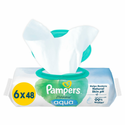🌿🌸 Pampers Harmonie Aqua Feuchttücher 6 Packungen 🌸🌿 Angebot bei HelloDeals