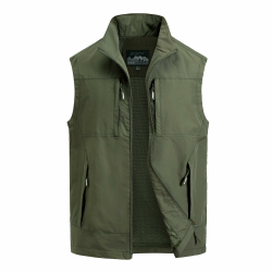 🌿🎣 MeiLayM Herren Outdoor Weste 🌞 Atmungsaktiv Anglerweste Sommer Schnelltrocknend Angebot bei HelloDeals