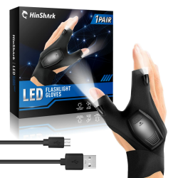 Hinshark LED-Lichthandschuhe - Geschenke für Männer und Frauen Angebot bei HelloDeals