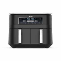 🔥🍟 Ninja Foodi Dual Zone Digitale Heißluftfritteuse, 7,6L Airfryer, 2 Fächer, Antihaftbeschichtung, Schwarz AF300EU Angebot! Angebot bei HelloDeals