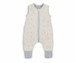 Ehrenkind® Baby Sommerschlafsack mit Füßen 1.0 TOG | Sommer Schlafsack Gr. 90 Natur-Graue Tropfen Angebot bei HelloDeals