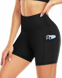 🔥 Angebot! ACTINPUT Radlerhose Damen mit Taschen und High Waist Yoga Shorts Angebot bei HelloDeals
