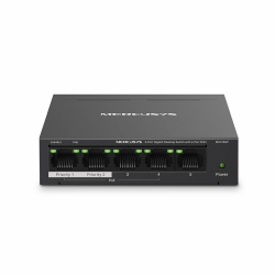 🔥 Angebot: Mercusys MS105GP PoE Switch 5-Port Gigabit LAN Switch mit 4 PoE+ Ports 🔥 Angebot bei HelloDeals