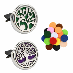 Dokeno Auto Aromatherapie Ätherisches Öl Diffusor 2 Stück Angebot bei HelloDeals