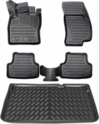 🚗 ELMASLINE 3D Gummimatten & Kofferraumwanne Set für VW T-Cross ab 2018 🌟 Angebot bei HelloDeals