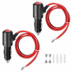 Thlevel Zigarettenanzünder Stecker 55cm 14AWG Verlängerungskabel 🚗🔌 Angebot bei HelloDeals