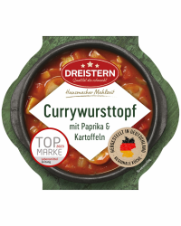 🌭 DREISTERN Currywursttopf 400g 🍠 Mit Paprika & Kartoffeln 🥔 Angebot bei HelloDeals